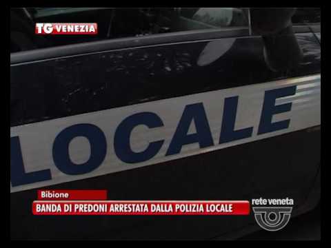 TG VENEZIA (11/11/2016) - BANDA DI PREDONI ARRESTATA DALLA POLIZIA LOCALE