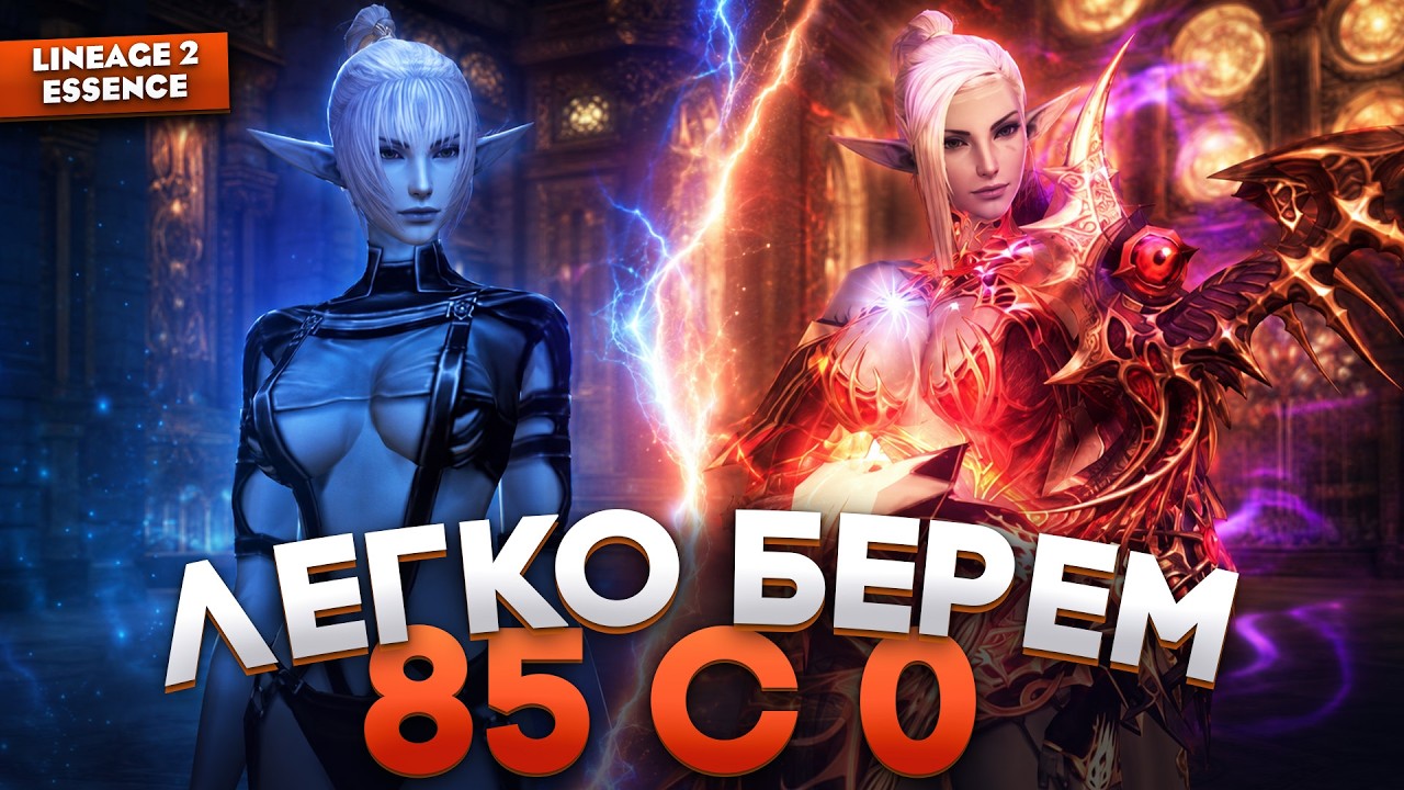 Быстрая прокачка с 1 по 85 уровень в Lineage 2 Essence. Полный разбор