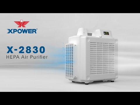 XPOWER X-2830 Professional 4-Stage HEPA Air Scrubber Video