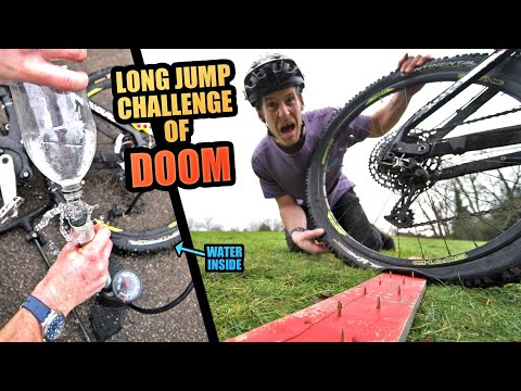 FILLING MY TYRES WITH WATER - THE MTB LONG JUMP CHALLENGE OF DOOM!