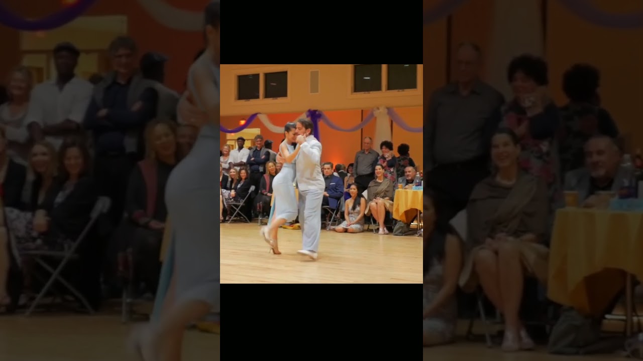 Featured artists PABLO INZA and SOFIA SABORIDO dancing milonga (happy tango)