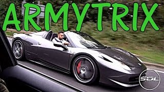 Yiannimize Armytrix F1 Ferrari 458 Spider SOUND!