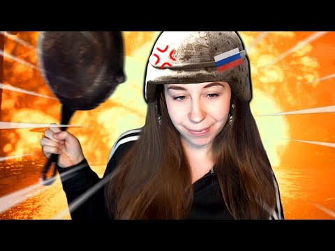 RUSSIAN GIRL GETS MORE KILLS WITH A PAN THAN A GUN 😱???