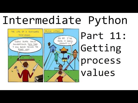 Getting returned values from Processes Intermediate Python Programming p 11