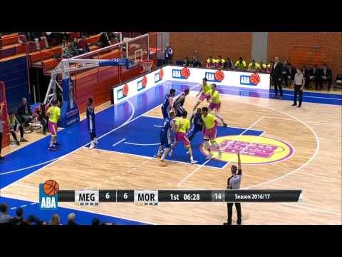 WOW! Double block by Radoje Vujošević! (Mega Leks - Mornar, 19.11.2016)