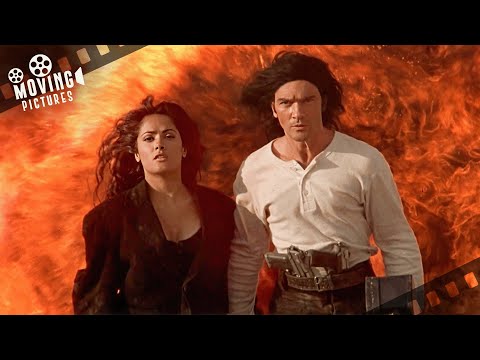 The Bookstore Goes Boom | Desperado (Antonio Banderas, Salma Hayek)