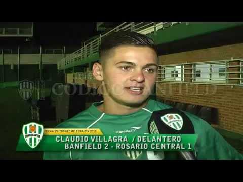 CLAUDIO VILLAGRA BANFIELD 2 ROSARIO CENTRAL 1 FECHA 29 1 11 2015