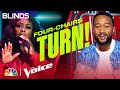 Kim Cruse Leaves Coaches Speechless with Daniel Caesar's "Best Part" | Voice Blind Auditions 2022