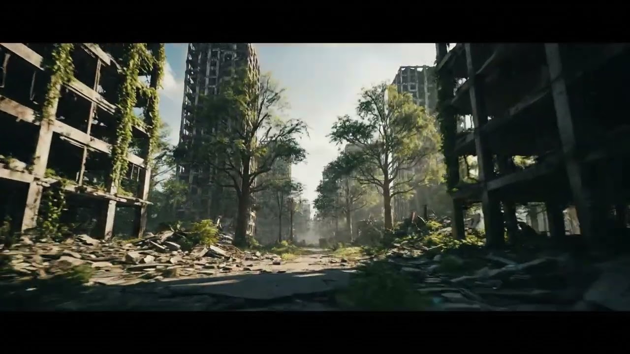 Abandoned City Reborn: A Lush Forest in 8 Seconds
