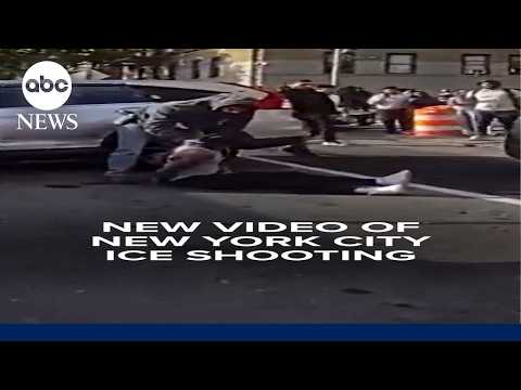 Protests in New York City after ICE shooting of father in car with son