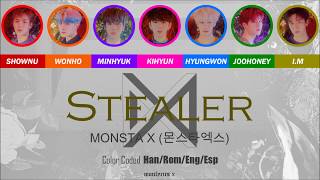 MONSTA X (몬스타엑스) - Stealer (Color Coded Han/Rom/Eng/Esp Lyrics)