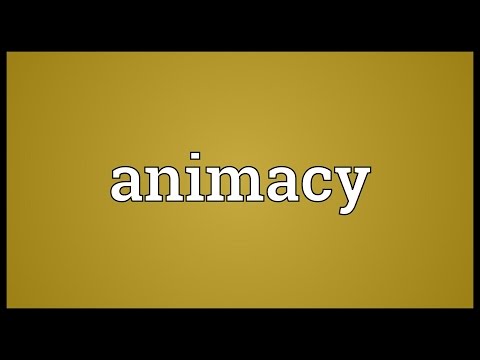 Animacy Meaning