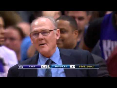 Deron Williams Game Winning Three saves Dallas!   Kings vs Mavericks 1-6-2016 NBA 2015 2016 Season