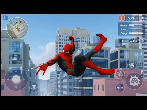 Spider-Man vs 3 Head Monster Escape - Spider Rope hero Gangster New York City Android Gameplay