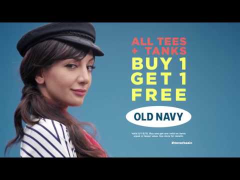Old Navy Commecial 2016 Tees Nasim Pedrad, Kumail Nanjiani