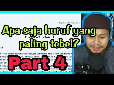 BAB SIFATUL HURUF  ||  APA ITU ITHBAQ DAN INFITAH  || #PART4