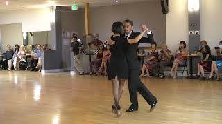 Tomas Galvan & Gimena Herrera @ Dance Boulevard - Tango Demo 1/3 - 2022 August 5