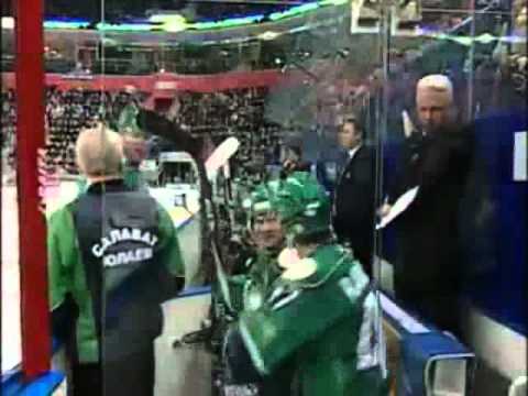 KHL Alexander Radulov smokes coach with his hockey stick