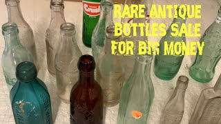 What is selling on eBay for Big Money Rare Antique Bottles Collectibles Vintage What sold video
