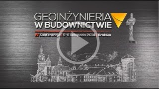 Wideorelacja z IV Konferencji Geoinżynieria w budownictwie 2014