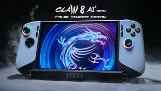 MSI Claw 8 AI+ A2VM Polar Tempest Edition Unboxing | MSI