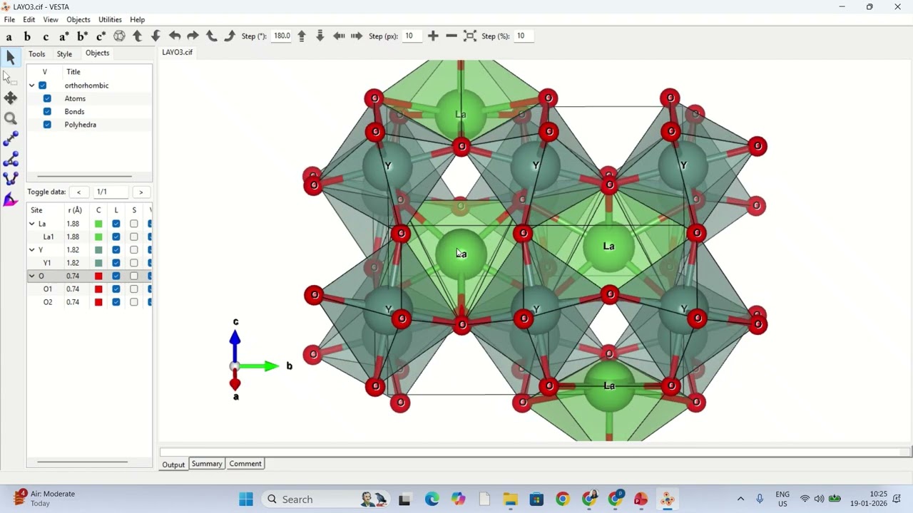 How to Open a CIF File in VESTA and Export Crystal Structure Images