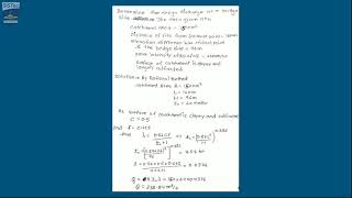 Design Discharge: Numerical on Rational Method,Economical Span|Ashraf Hussain|SISTec Gandhi Nagar