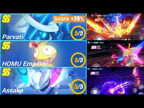 [HI3 SEA] [MA EX] Parvati (37952/31626); HOMU (31733); Assaka (31733)