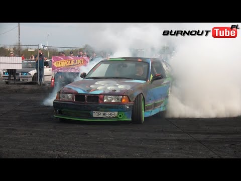 Pokaz mocy BMW E36 328 "KWIATEK" - Majówka z BMW 2022 Toruń
