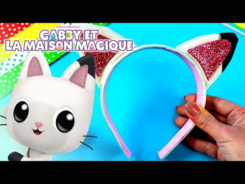 Sois ton Gabby chat préféré avec des serre-têtes de bricolage! | GABBY ET LA MAISON MAGIQUE