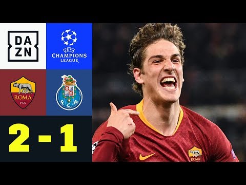 Nicolo Zaniolo lässt Roma jubeln: AS Rom - FC Porto 2:1 | UEFA Champions League | DAZN Highlights