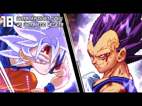 [What-If 18] Ultra Instinct Goku VS Ultra Ego Vegeta.