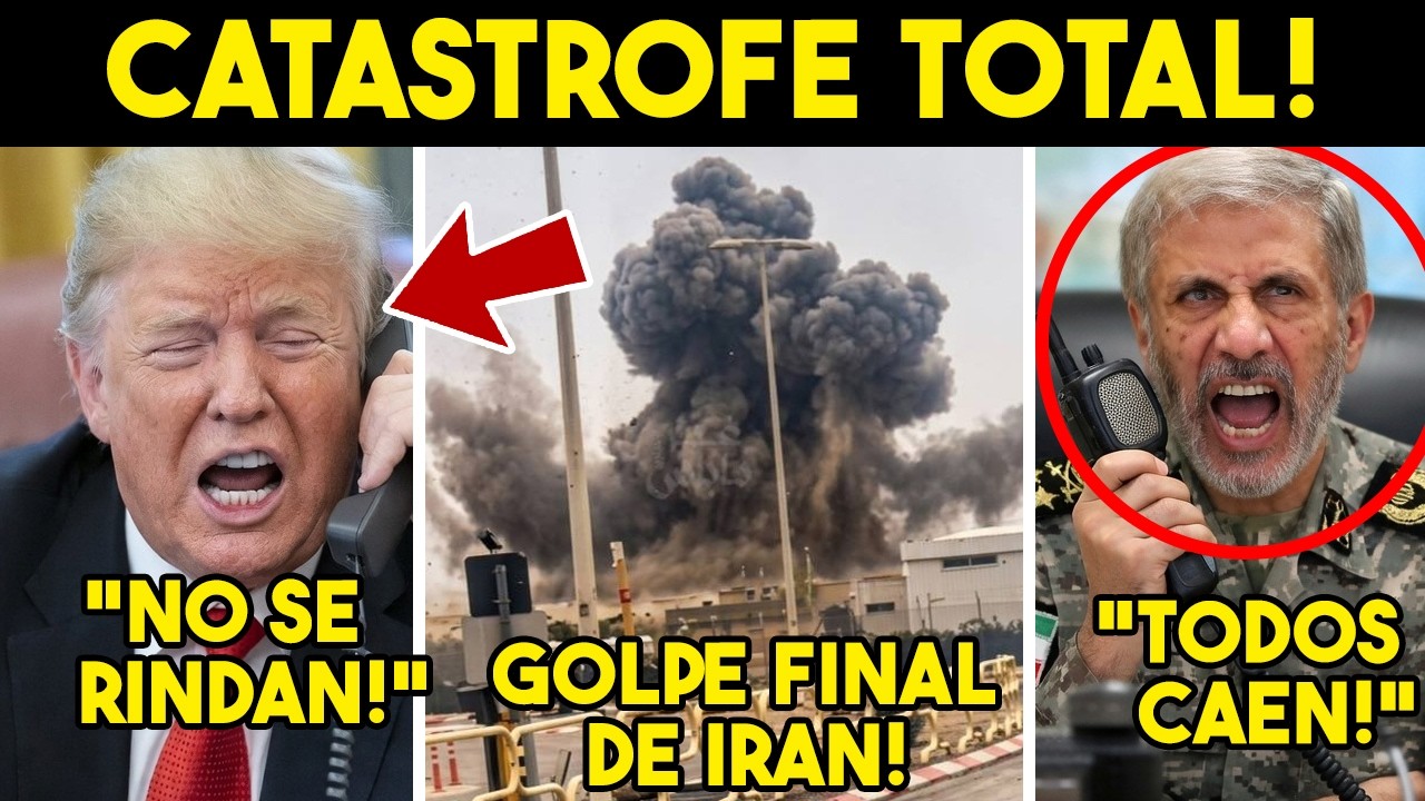 CAOS TOTAL! MUNDO DE RODILLAS, IRAN SE IMPONE. TRUMP SE HUNDE SOLO, SE ACABO