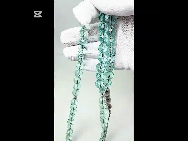 سبحة من كرستال صناعي