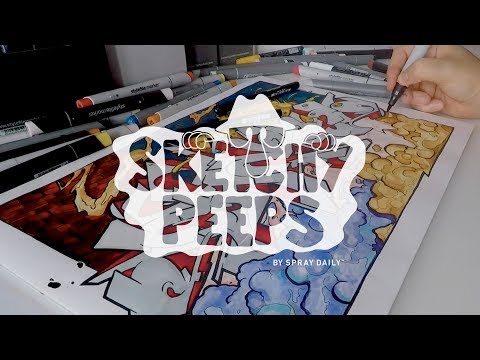 SKETCHY PEEPS 024 - EVGENY CHES