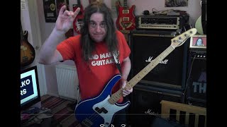 Video thumbnail for Washburn Force 8 bass demo by MADMALKO