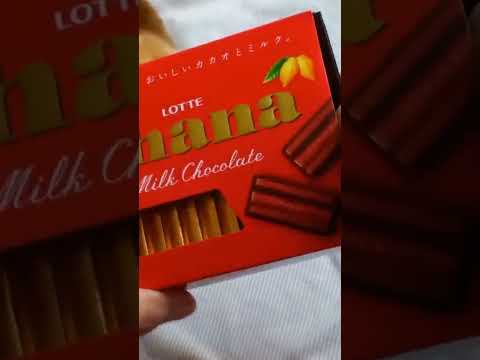 Ghana chocolate #lotte #ghana #shorts #shortsvideo #asmr