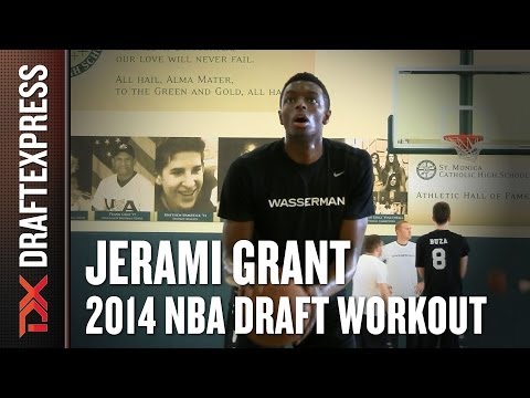 Jerami Grant 2014 Draft Workout for NBA Scouts
