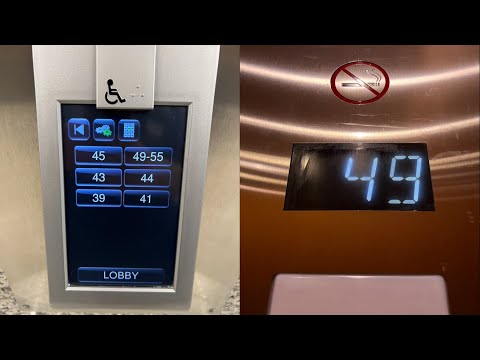 Insane 1200 FPM Schindler Traction High Rise Elevators at the SE Financial Center in Miami, FL