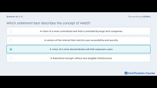 Which statement best describes the concept of Web3