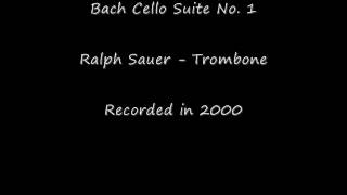 Ralph Sauer performs Bach Cello Suite No.1
