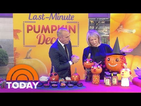 Martha Stewart’s Last-Minute Halloween Gourd Bugs, No-Carve Pumpkins | TODAY