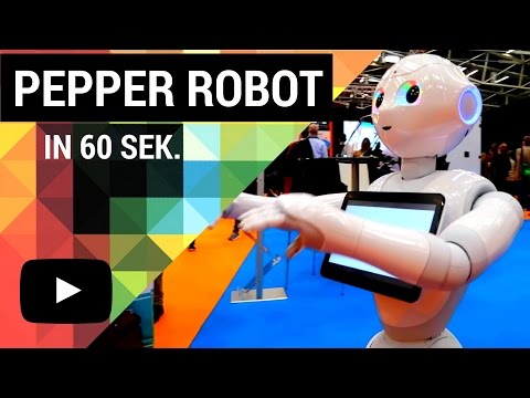 ROBOTER PEPPER IN 60 SEKUNDEN - AUF DER INTERNET WORLD MESSE MÜNCHEN