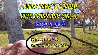 XTerra Pro Metal Detector Reveals Hidden Coins and Rings in Parks!