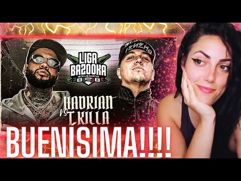 💥Clash of Legends!!!😱 Reaction to Hadrian vs T Killa in #ligabazooka Mexico