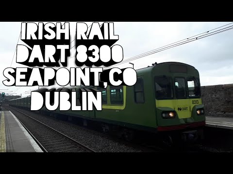 Irish Rail 8300 Class Dart Train Number 8313 - Seapoint Station,Co Dublin