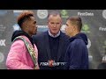 JERMALL CHARLO & MATT KOROBOV COME FACE TO FACE 2 DAYS BEFORE FIGHT IN NEW YORK!