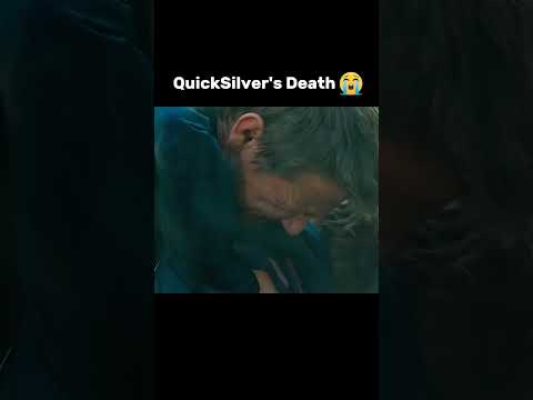 QuickSilver's Death 😭 #shorts #marvel #sad