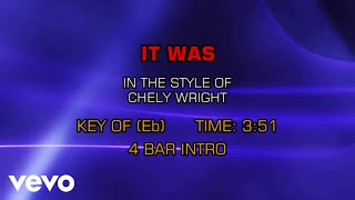 Chely Wright - It Was (Karaoke)