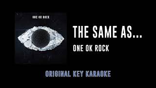 Download lagu the same as... - ONE OK ROCK | カラオケ | Jinsei × Boku = | Karaoke Instrumental with Lyrics mp3